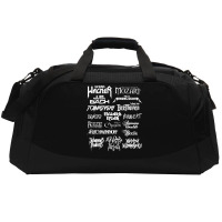 Heavy Metal Style Classical Composers (white Text) Active Duffel | Artistshot