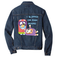 I Slipped On My Beans Men Denim Jacket | Artistshot