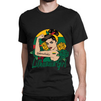 Lithuanian Girl Lithuania Woman Lithuanians Flag P Classic T-shirt | Artistshot