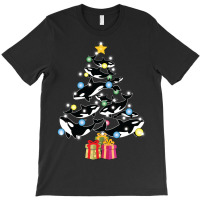 Orca Whale And Christmas Tree Orca Christmas Sweat T-shirt | Artistshot