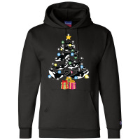 Orca Whale And Christmas Tree Orca Christmas Sweat Champion Hoodie | Artistshot