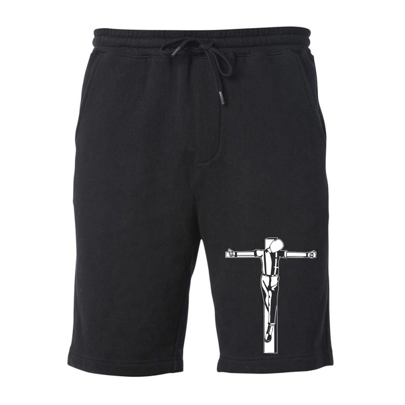 Crucified Skin Skinhead Fleece Short | Artistshot