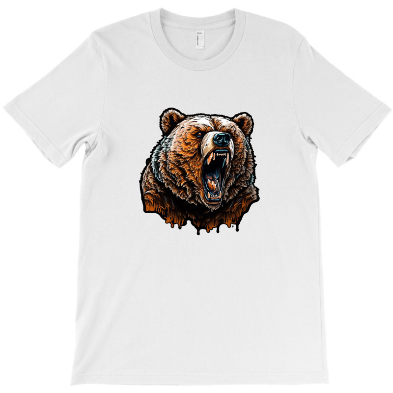 Bear Angry T-Shirt by Charlottet100 | Artistshot