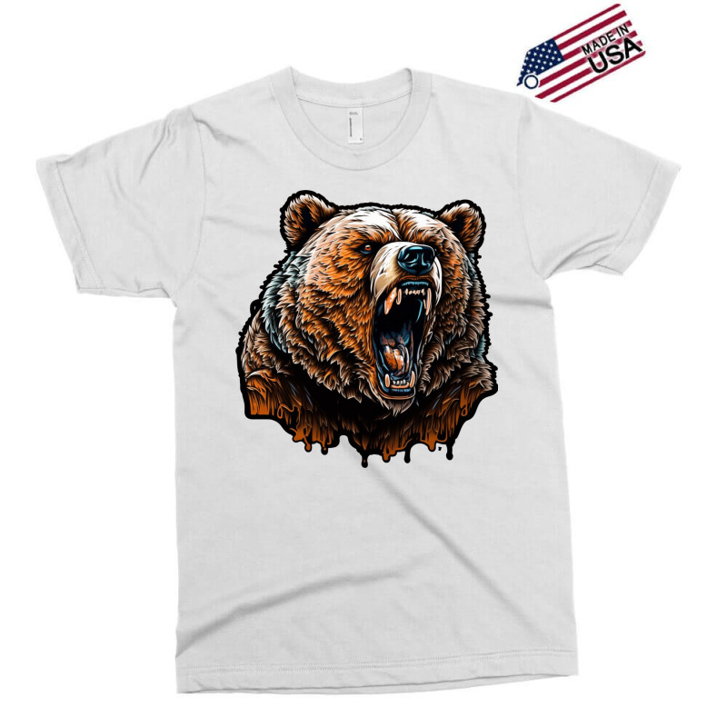 Bear Angry Exclusive T-shirt by Charlottet100 | Artistshot