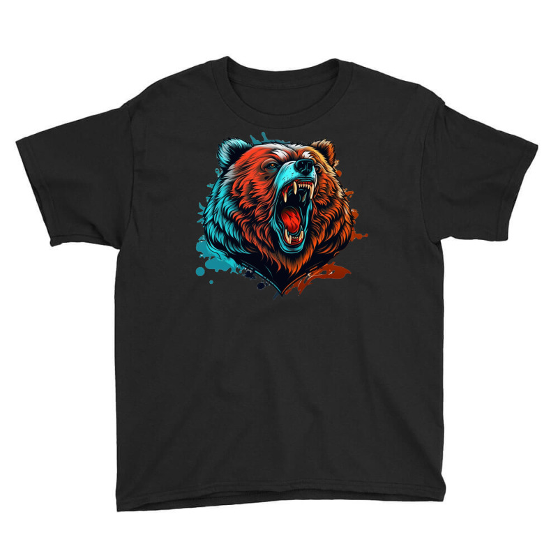 Bear Angry Youth Tee by Charlottet100 | Artistshot