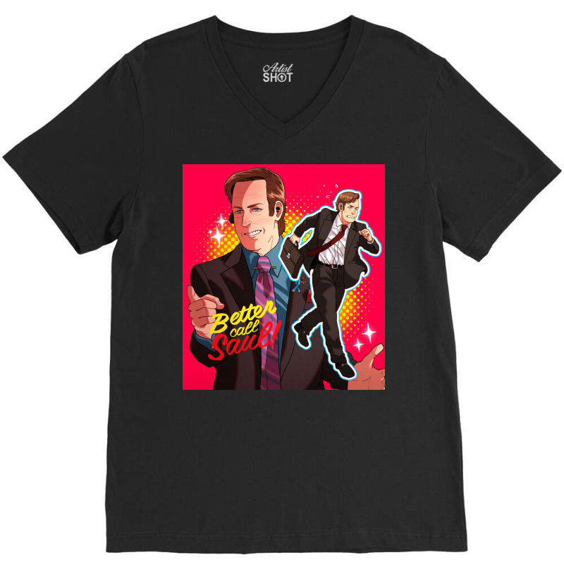 Call Saul Cool V-Neck Tee by edinrei | Artistshot