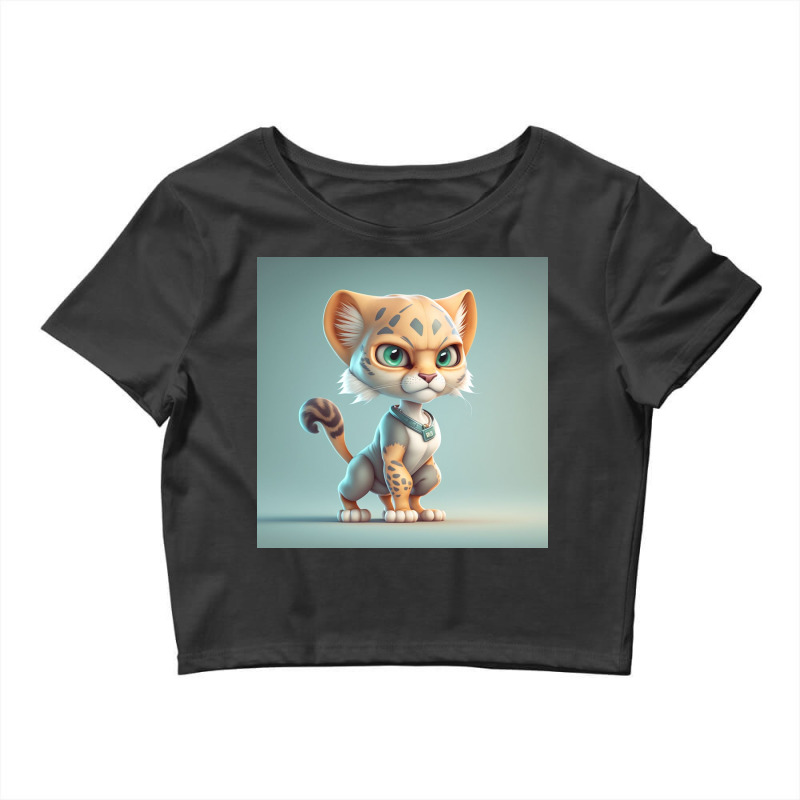 Cougar Animals Crop Top by TheDol | Artistshot