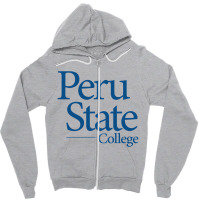 Peru State College Wordmark Zipper Hoodie | Artistshot