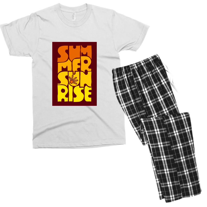 Summer Sunrise 2 Men's T-shirt Pajama Set | Artistshot