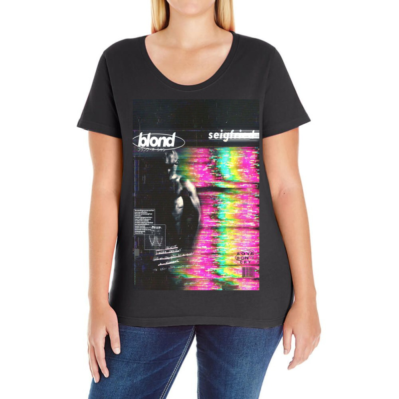 Black And White Seigfried Frank Ocean Ladies Curvy T-Shirt by debirasaleem | Artistshot