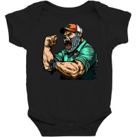 Bear Master Angry Baby Bodysuit | Artistshot