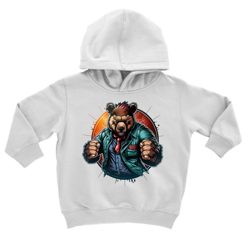 Bear Master Angry Toddler Hoodie by Tobiasoey18 | Artistshot