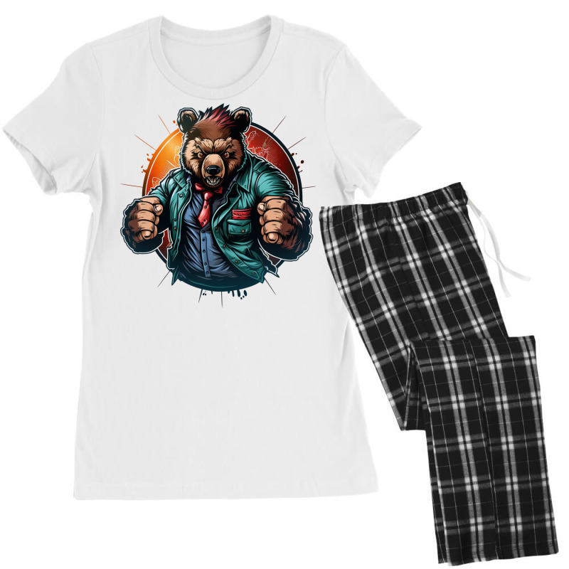 Bear Master Angry Women's Pajamas Set by Tobiasoey18 | Artistshot