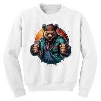 Bear Master Angry Youth Sweatshirt | Artistshot