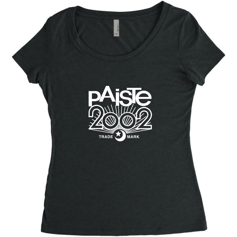 Paiste Edition 2002 White Style Women's Triblend Scoop T-shirt by Hadell | Artistshot