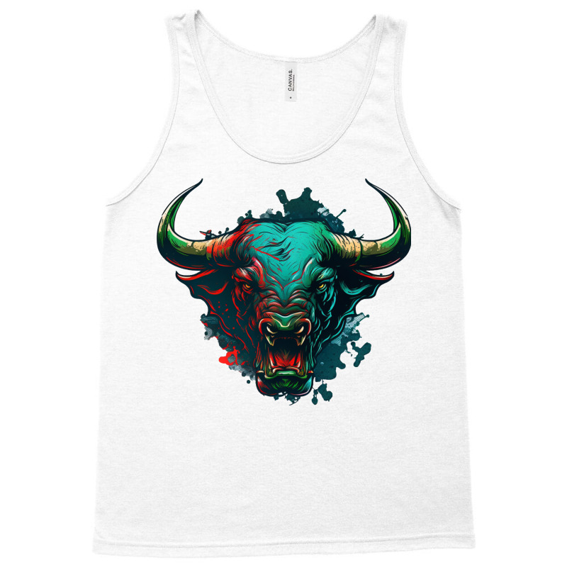 Bull Angry Tank Top by HayesHewitt00 | Artistshot