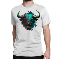 Bull Angry Classic T-shirt | Artistshot