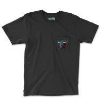 Bull Angry Pocket T-shirt | Artistshot