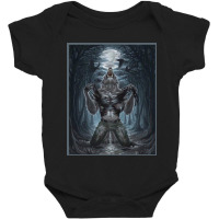 Werewolf Ripping Off Shirt Meme Baby Bodysuit | Artistshot