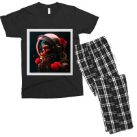 Embark On A Cosmic Adventure With The Monkey In Ou Men's T-shirt Pajama Set | Artistshot