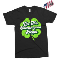 Groovy St Patricks Day Let The Shenanigans Begin W Exclusive T-shirt | Artistshot