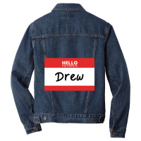 Hello My Name Is Drew Pullover Hoodie Men Denim Jacket | Artistshot