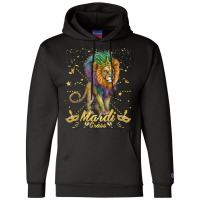 Funny Mardi Gras Roars With The King Of The Jungle Champion Hoodie | Artistshot