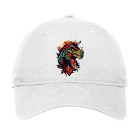 Dinosaurus Angry Adjustable Cap | Artistshot