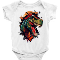 Dinosaurus Angry Baby Bodysuit | Artistshot