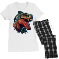 Dinosaurus Angry Women's Pajamas Set | Artistshot