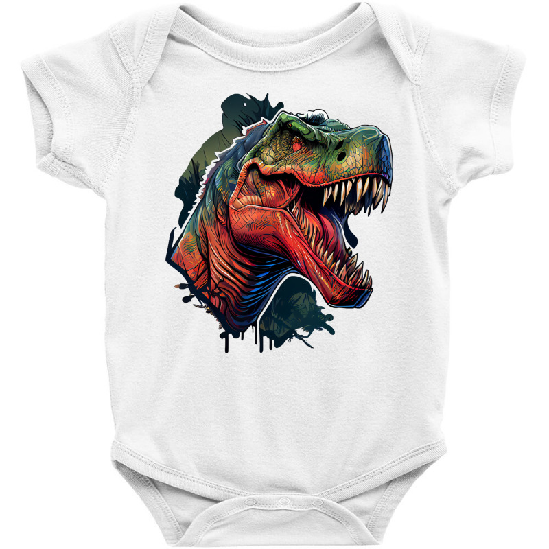 Dinosaurus Angry Baby Bodysuit by Tobiasoey18 | Artistshot