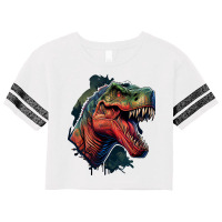 Dinosaurus Angry Scorecard Crop Tee | Artistshot