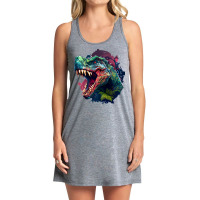 Dinosaurus Angry Tank Dress | Artistshot