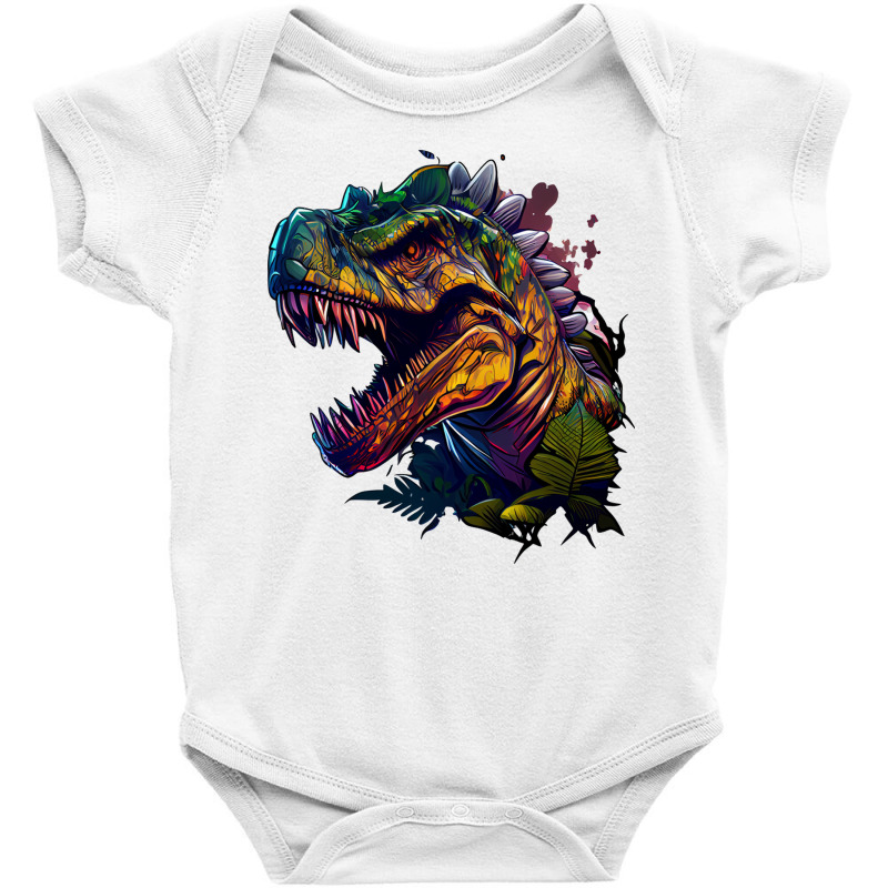 Dinosaurus Angry Baby Bodysuit by Tobiasoey18 | Artistshot