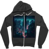 Landscape City Photography Zipper Hoodie | Artistshot