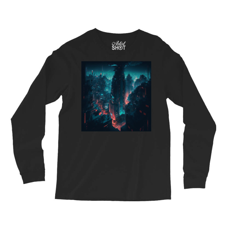 Landscape City Photography Long Sleeve Shirts by Haven Treasures | Artistshot