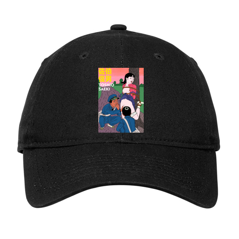 Toshio Saeki Girl And Tree Adjustable Cap | Artistshot