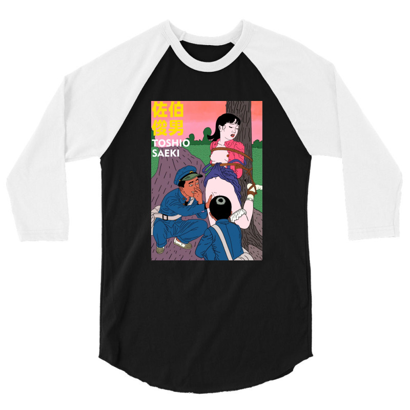 Toshio Saeki Girl And Tree 3/4 Sleeve Shirt | Artistshot