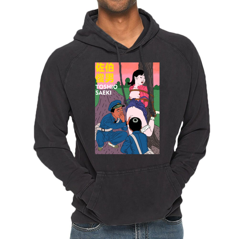 Toshio Saeki Girl And Tree Vintage Hoodie | Artistshot