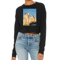 Nudes On The Beach Cropped Sweater | Artistshot