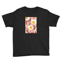 Bacon And Eggs Youth Tee | Artistshot