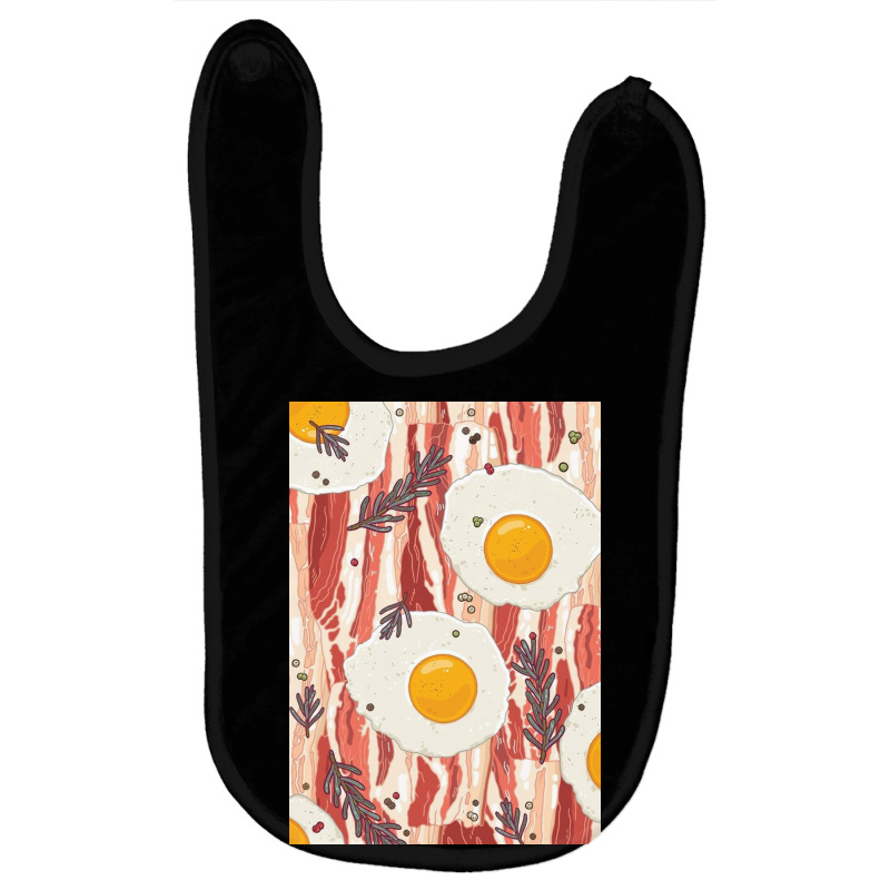 Bacon And Eggs Baby Bibs by carlduncan | Artistshot