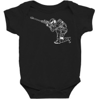 Army Shooting Weapon Badge Baby Bodysuit | Artistshot