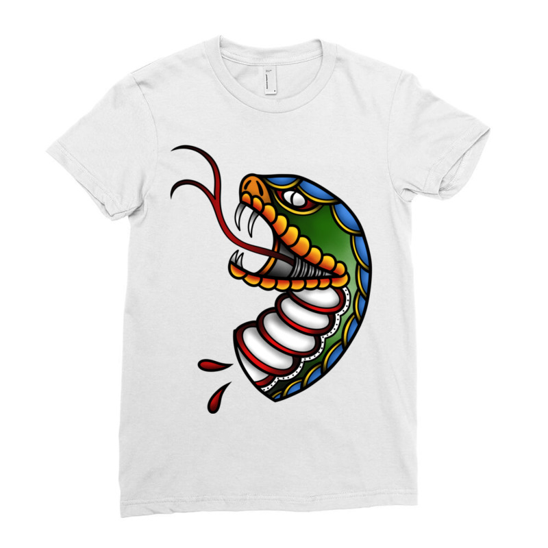 Decapitated Snake Head Ladies Fitted T-Shirt by SorayaLatiaBryant | Artistshot