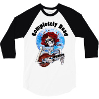 Guitar Grateful Skull 3/4 Sleeve Shirt | Artistshot