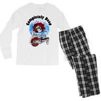 Guitar Grateful Skull Men's Long Sleeve Pajama Set | Artistshot