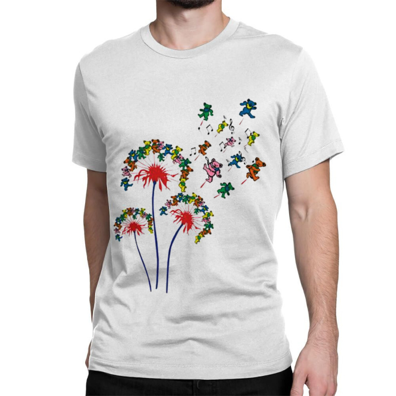 Flower Grateful Fly Classic T-shirt | Artistshot