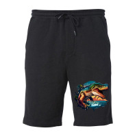 Dinosaurus Ocean Fleece Short | Artistshot