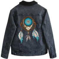 Dream Grateful Catch Unisex Sherpa-lined Denim Jacket | Artistshot