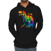 Dinosaurus Rainbow Lightweight Hoodie | Artistshot